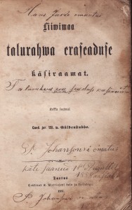 Liiwimaa talurahwa eraseaduse käsiraamat  1881