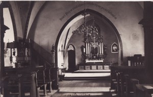 Kuusalu kiriku sisevaade 1924