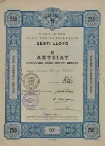 Eesti LLoyd 250 krooni