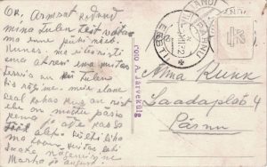 Foto: A. Järvekülg 1932 back-side