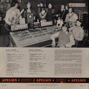 Apelsin 14 lugu 1978 vinüül back-side