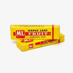 Maple Leaf Fruit chewing gum 2x