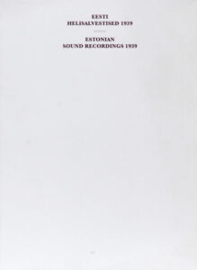 Eesti Helisalvestised 1939