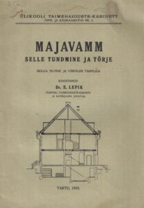 Majavamm selle tundmine ja tõrje  1933