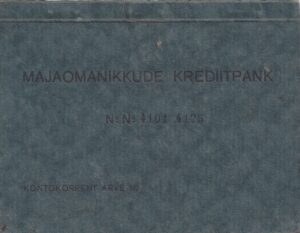 Majaomanikkude krediitpank tšekiraamat