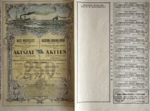 Balti Päästeselts 250 aksiat 1930 Tallinn back-side