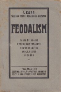 Feodalism 1919