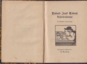 Tiiduse Jaak Tiiduse kirjavahetus. back-side