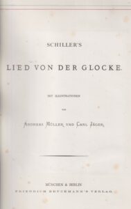 Schillers Lied von der Glocke back-side