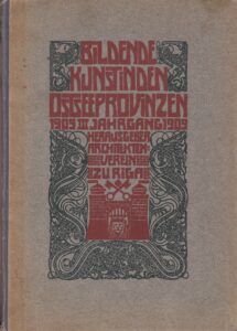 Võerhansu sign. Bildende Kunstinden Ostseeprovintsen 1909 III