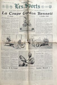 Les Sports-1905 La Coupe Gordon Bennett newspaper