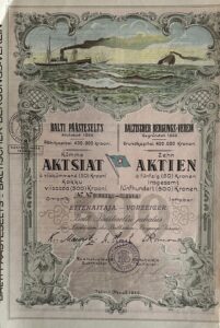 Balti Päästeseltsi 500 aksiat 1930 Tallinn