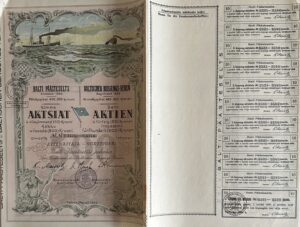 Balti Päästeseltsi 500 aksiat 1930 Tallinn back-side