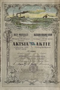 Balti Päästeseltsi 50 aksiat 1930 Tallinn