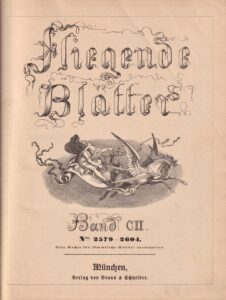 Fliegende Blätter. Band CII, Nr. 2579 – 2604, back-side