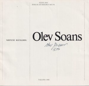 Olev Soans 1985 back-side