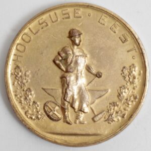 Tartu Eesti Põllumeeste Selts  kuldmedal 1920ndad other-side