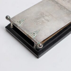 Suur märkmik hõbekaanega. 1931 other-side