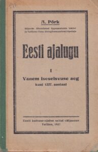 Eesti ajalugu. I