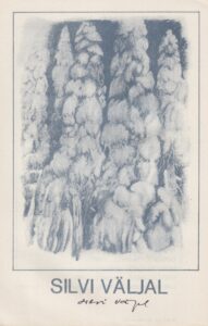Silvi Väljali signeeritud kataloog.
