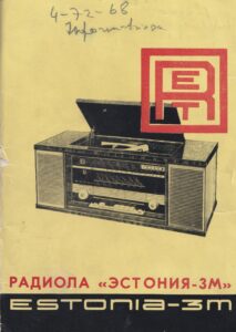 Estonia 3m nr 576 pass 29.05. 64