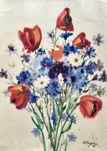 4x Sagur, Evald (1922-1987)