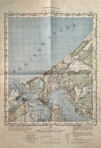 Daugavgriva 1905 kaart 1:50 000