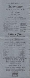 Pärnu ball ja tantsuõhtu kava 1917