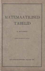 Matemaatilised tabelid. 1940