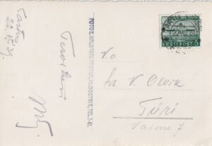 Foto E. Kald 1939 back-side