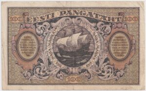 100 marka 1922 back-side