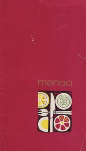 Gloria menuüü 1969